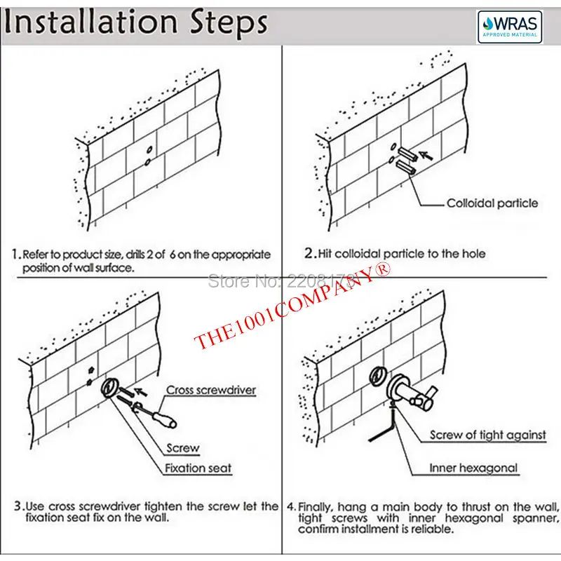 Brushed Steel Bathroom Hardware Set 13