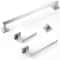Brushed Steel Bathroom Hardware Set 16
