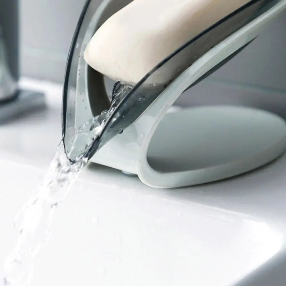 Leaf Shape Drain Soap Dish 4