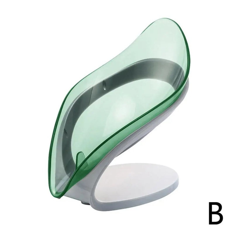 Leaf Shape Drain Soap Dish 9