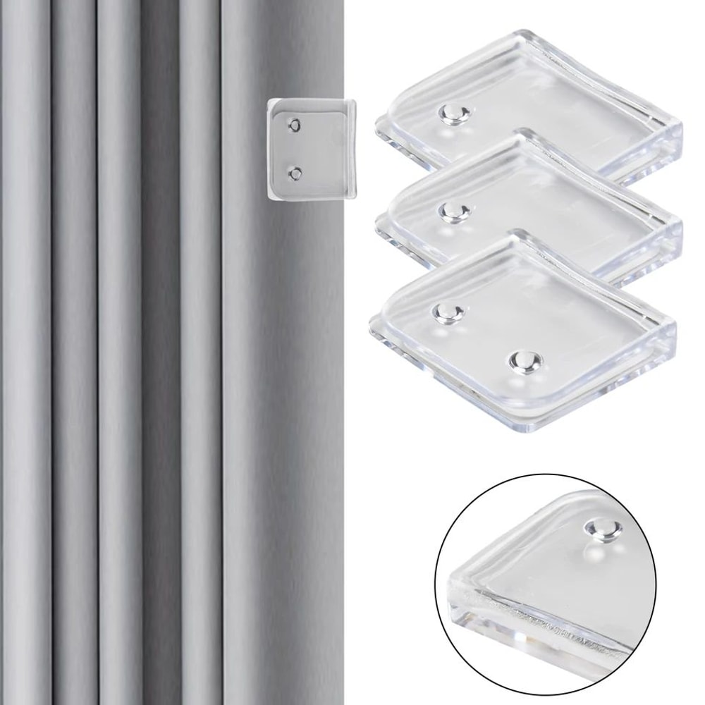 Shower Curtain Splash Guard Clips 1