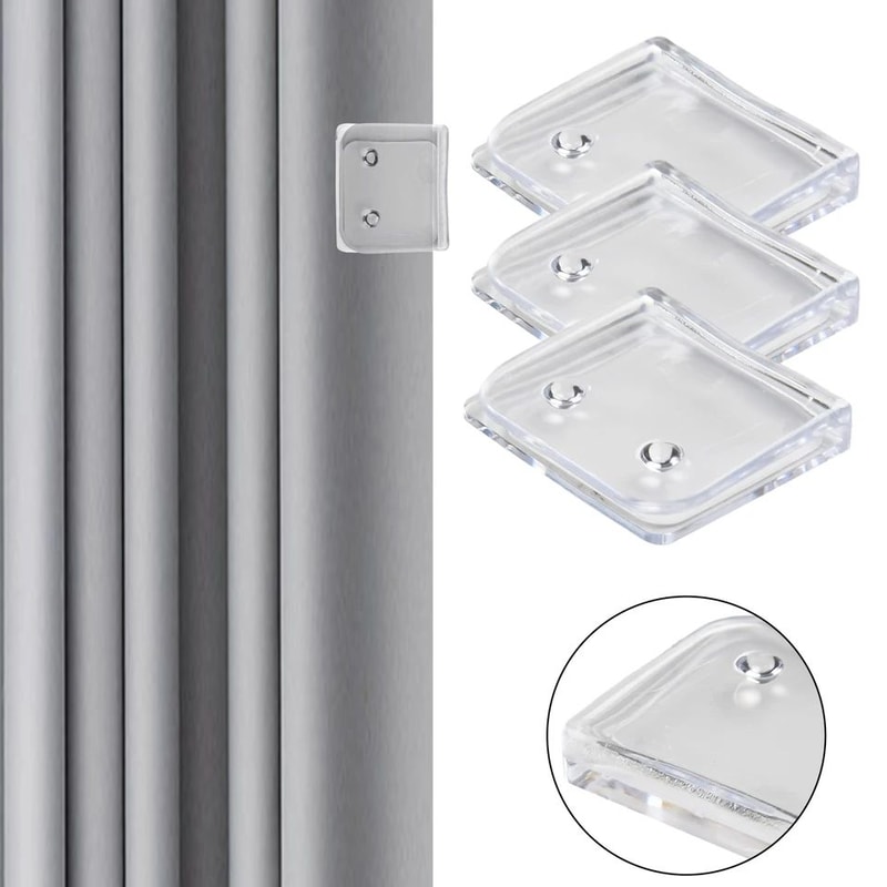 Shower Curtain Splash Guard Clips 1