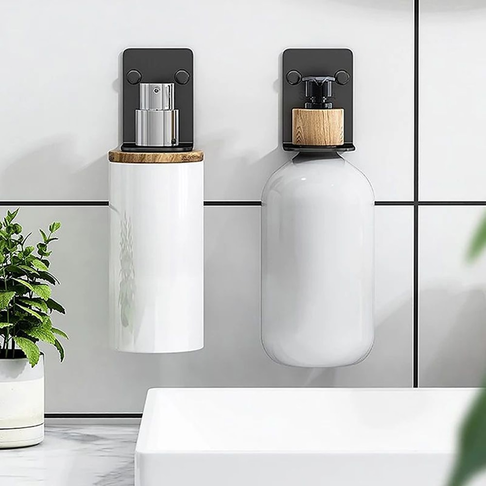 Wall Mounted Soap Bottle Holder Rack 1