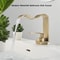 Luxury Brushed Gold Bathroom Sink Faucet 0