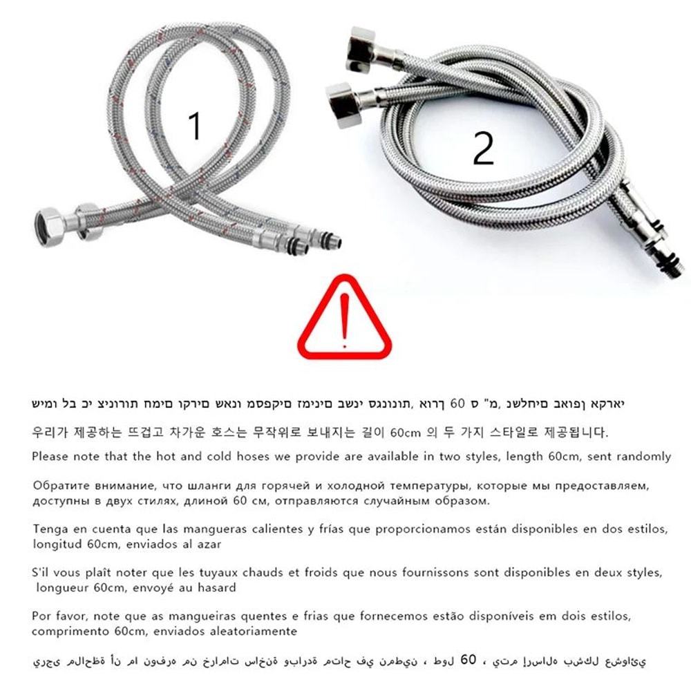 Luxury Brushed Gold Bathroom Sink Faucet 8