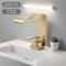 Luxury Brushed Gold Bathroom Sink Faucet 13