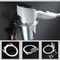 Space Aluminum Wall Mounted Hair Dryer Holder 1