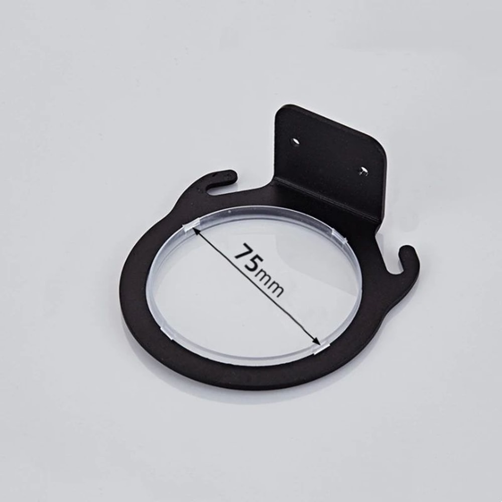 Space Aluminum Wall Mounted Hair Dryer Holder 11