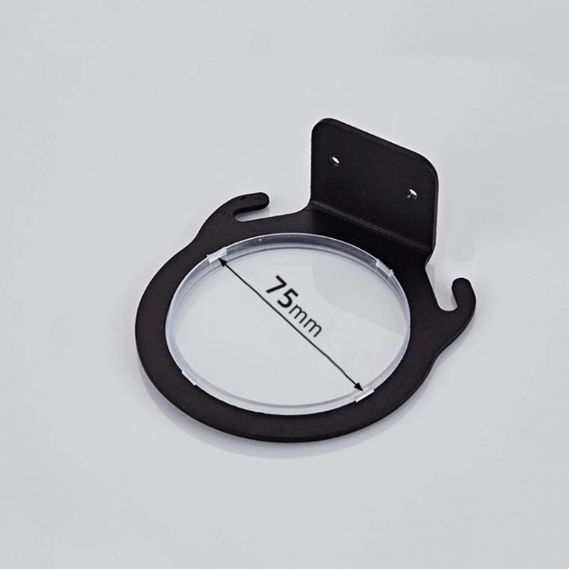 Space Aluminum Wall Mounted Hair Dryer Holder 11