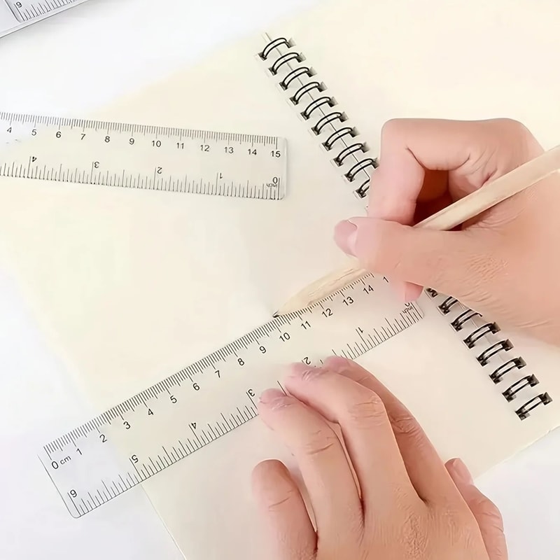 10pcs Transparent School Rulers 1