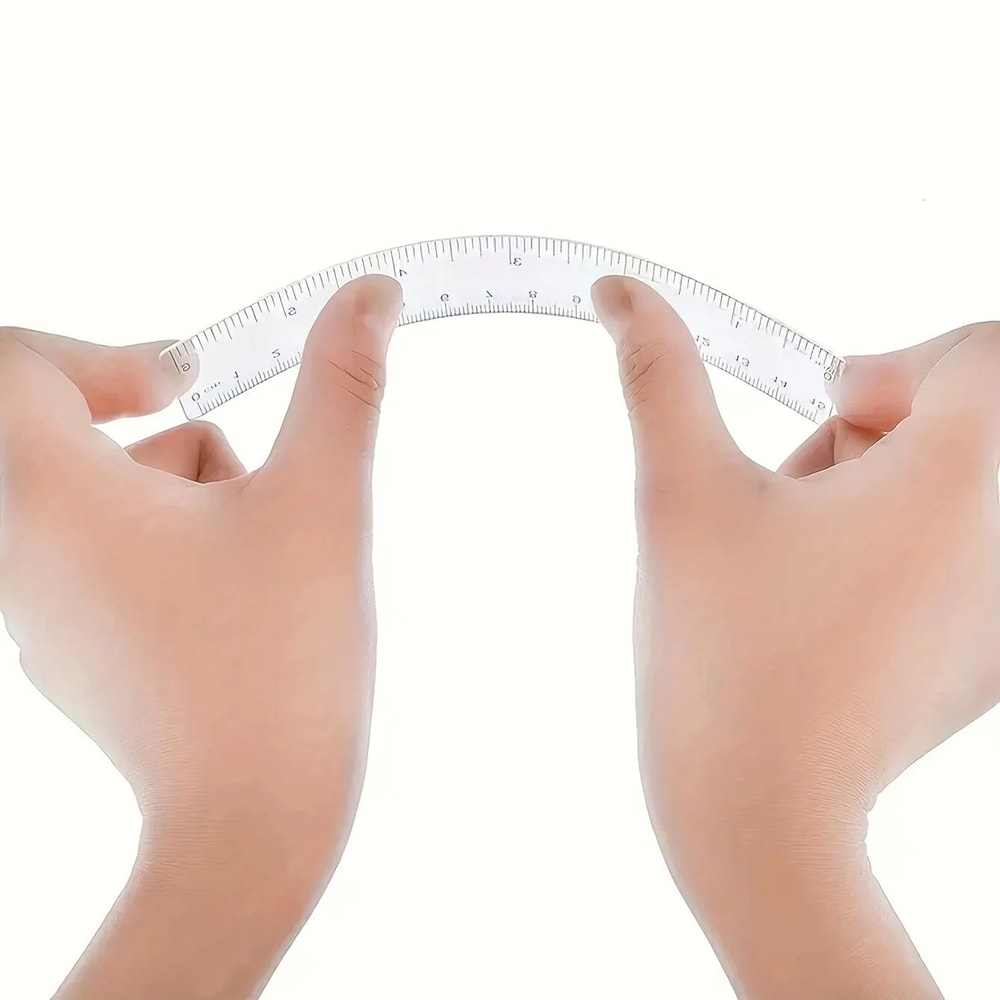 10pcs Transparent School Rulers 5