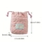 Cute Drawstring Makeup Travel Bag 3