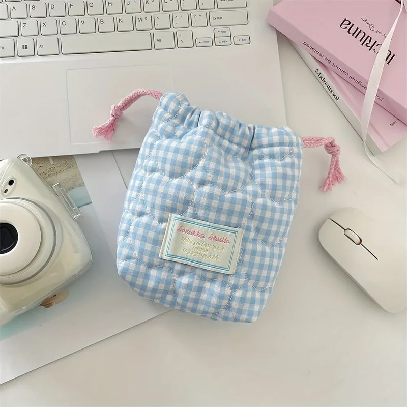 Cute Drawstring Makeup Travel Bag 5
