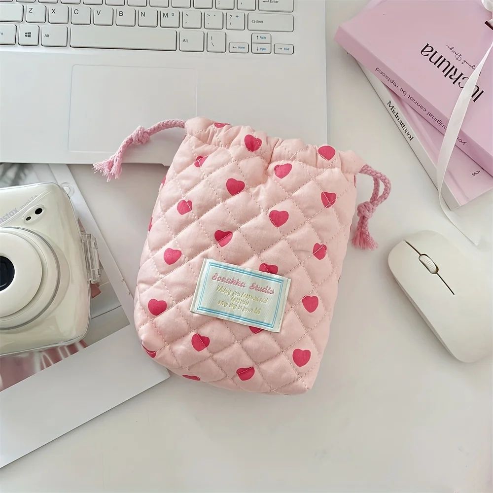 Cute Drawstring Makeup Travel Bag 9