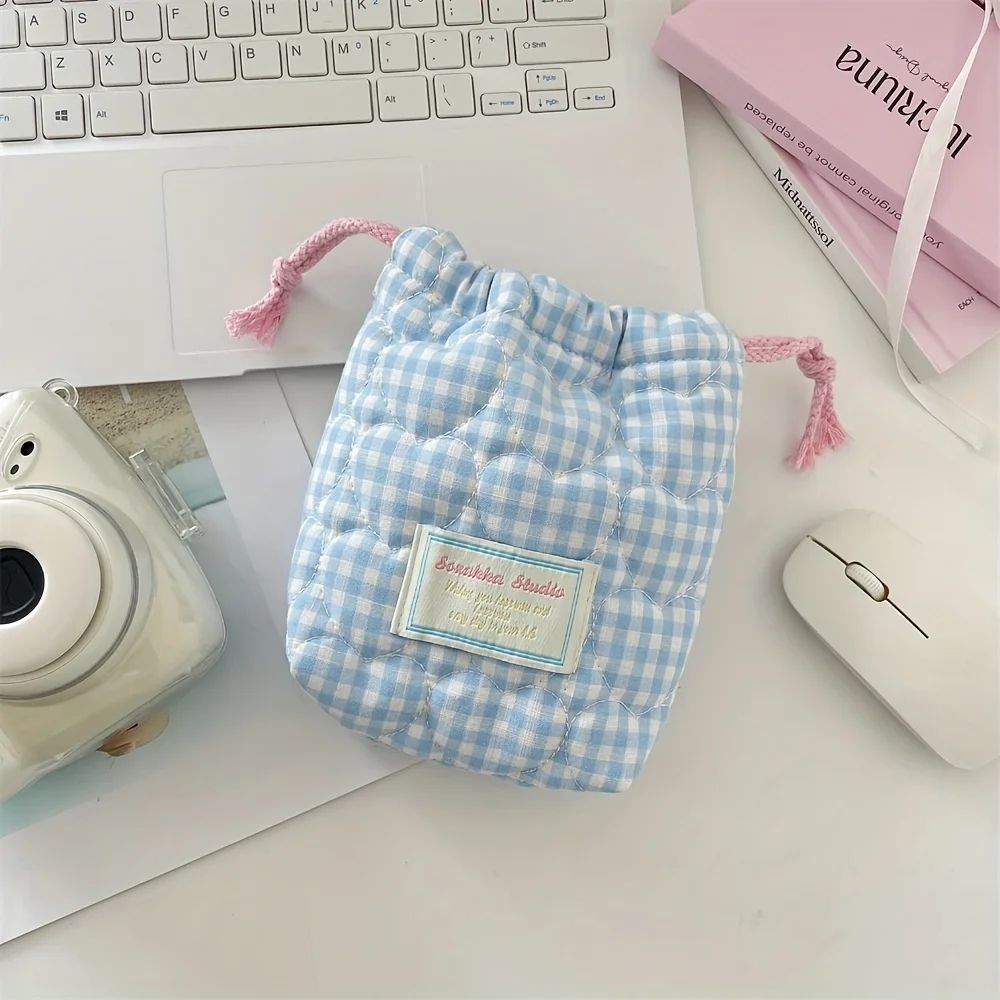 Cute Drawstring Makeup Travel Bag 11