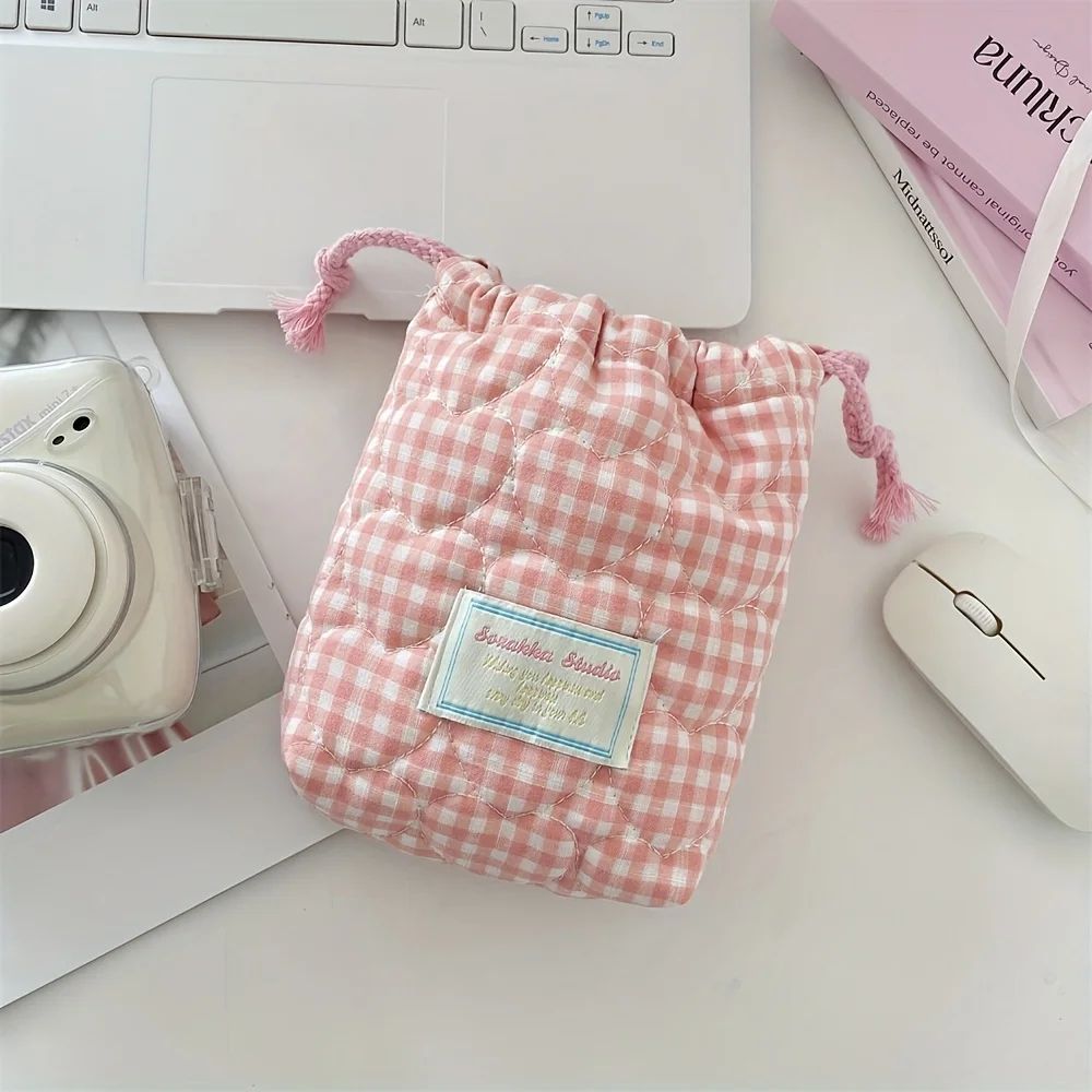 Cute Drawstring Makeup Travel Bag 13