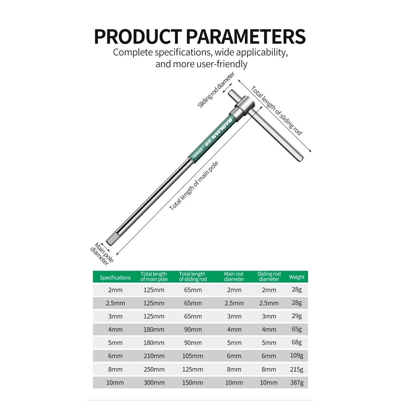THandle Torx And Hex Wrench Set 12