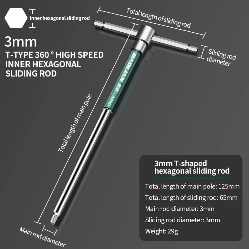 THandle Torx And Hex Wrench Set 16