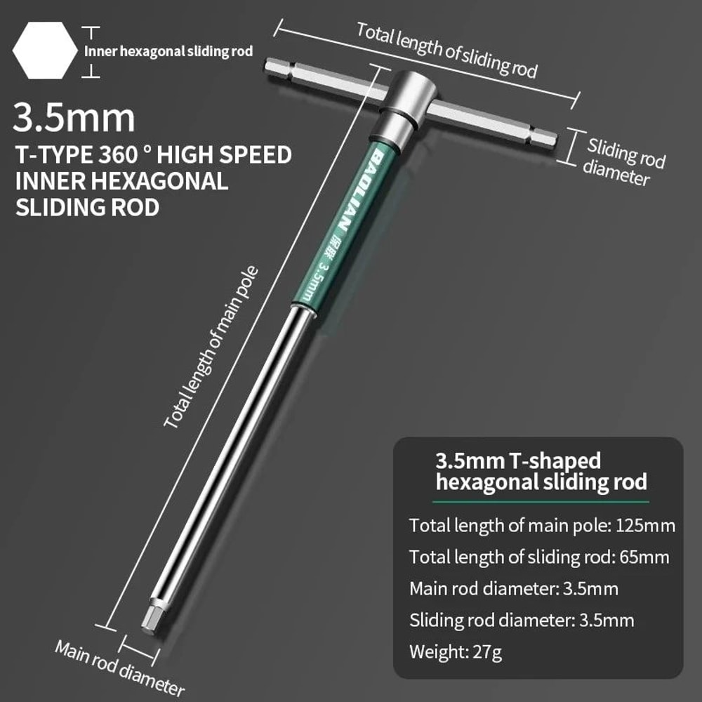 THandle Torx And Hex Wrench Set 17