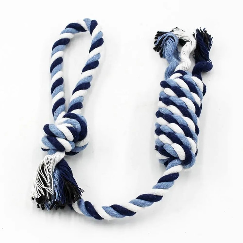 Braided Cotton Rope Dog Chew Toy 2