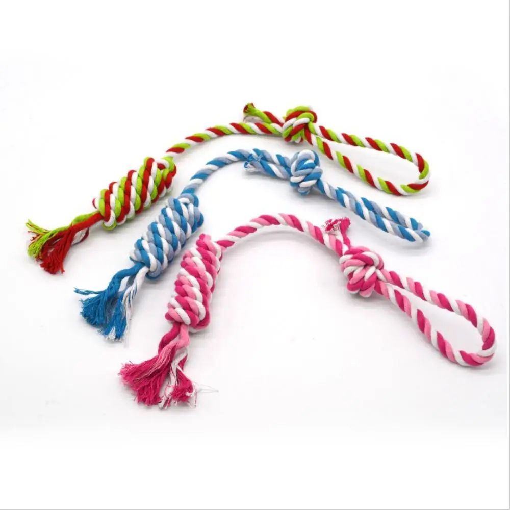 Braided Cotton Rope Dog Chew Toy 3