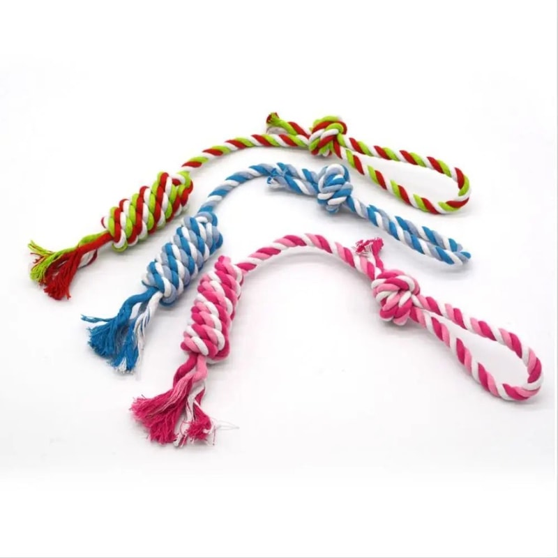 Braided Cotton Rope Dog Chew Toy 3