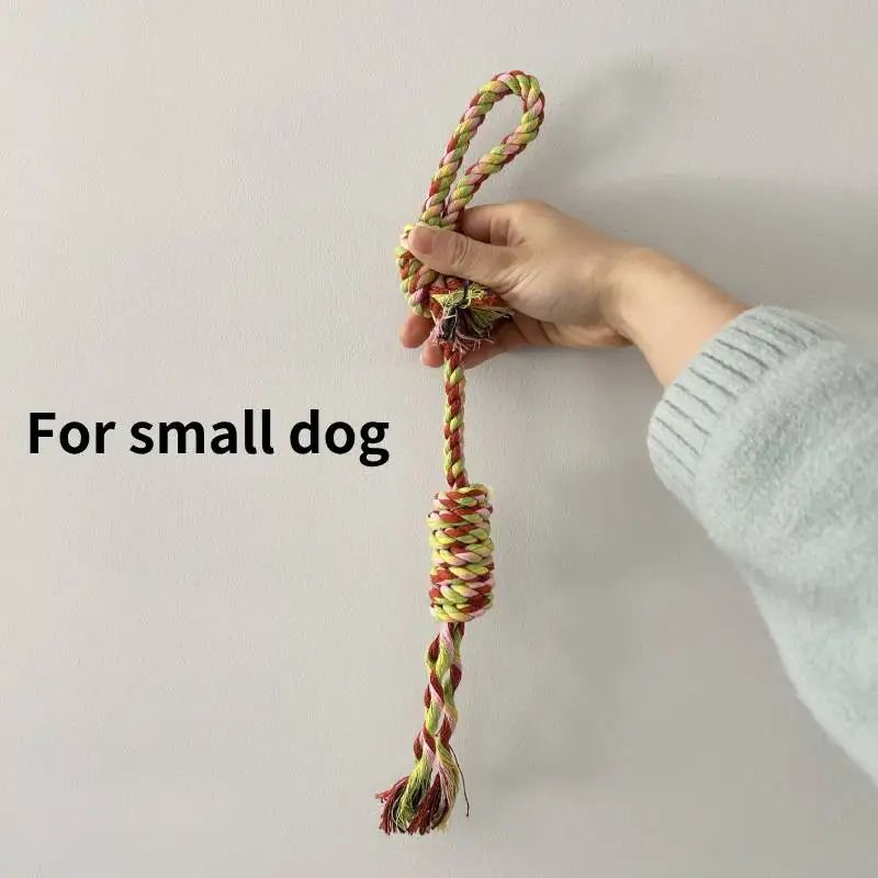 Braided Cotton Rope Dog Chew Toy 6