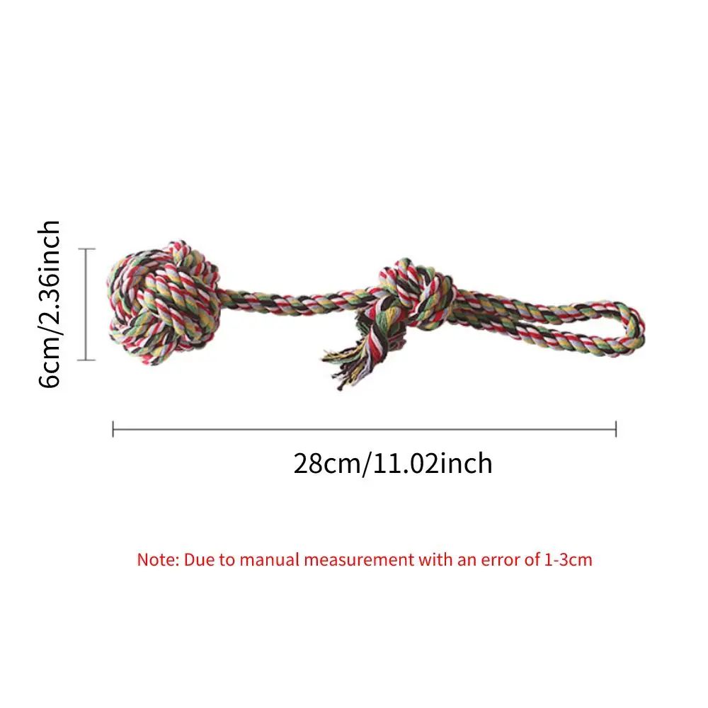 Durable Knot Rope Chew Toy For Pets 1
