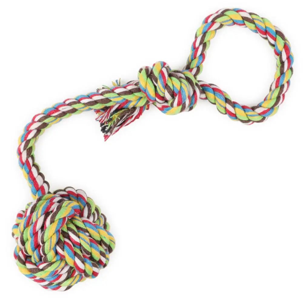 Durable Knot Rope Chew Toy For Pets 8