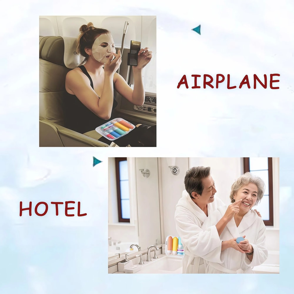 16 Pack TSAApproved Silicone Travel Bottle Set 9