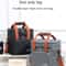 Double Layer Large Capacity Insulated Lunch Bag 6