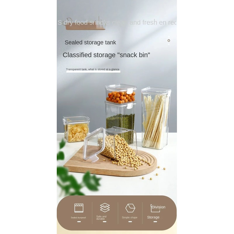 Sealed Airtight Storage Jar Set 6