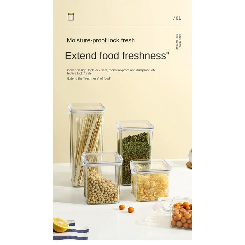 Sealed Airtight Storage Jar Set 7