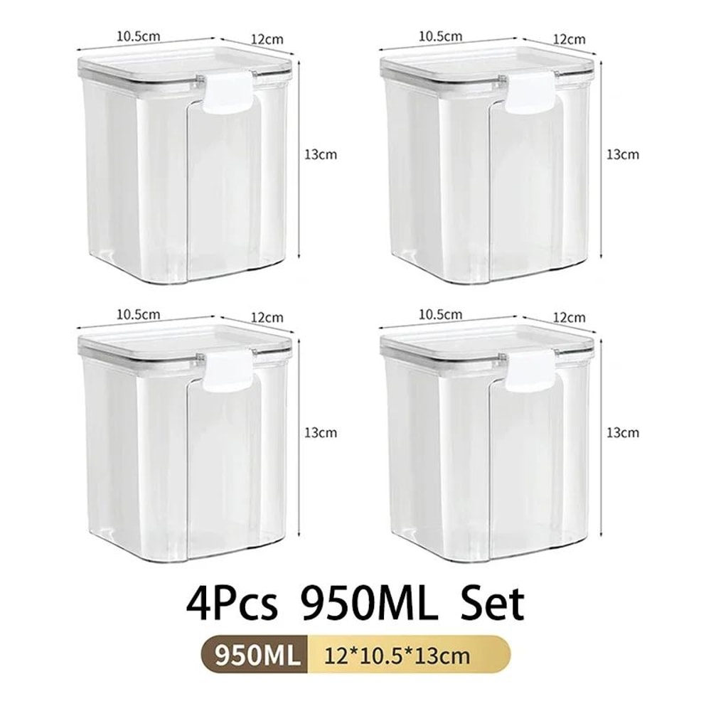 Sealed Airtight Storage Jar Set 16