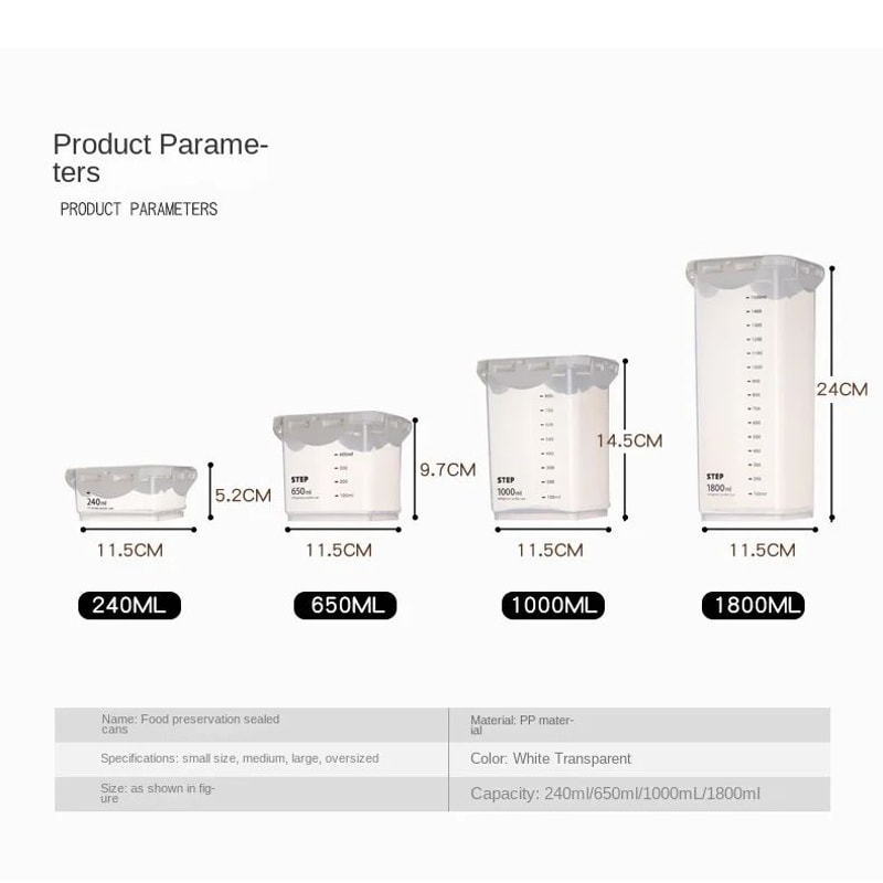 Large Capacity Sealed Food Storage Container 11