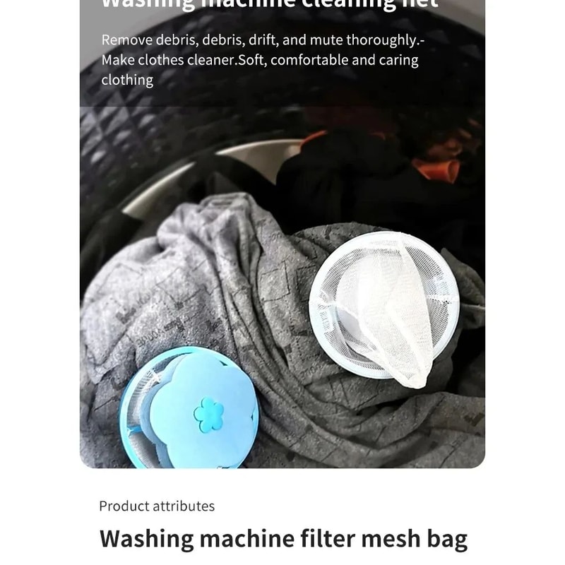 Laundry Floating Lint Filter Bag Set 7