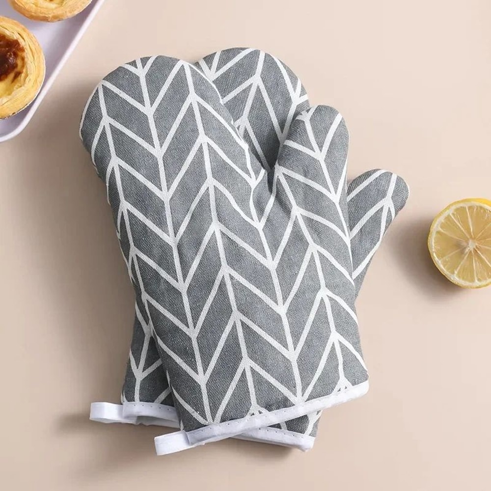 2PCS High Temperature Oven Insulated Gloves 8