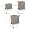 Foldable Wood Frame Laundry Storage Basket 4