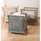Foldable Wood Frame Laundry Storage Basket 6