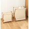 Foldable Wood Frame Laundry Storage Basket 7