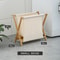 Foldable Wood Frame Laundry Storage Basket 9