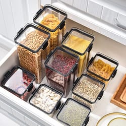 stackable airtight kitchen storage jar set