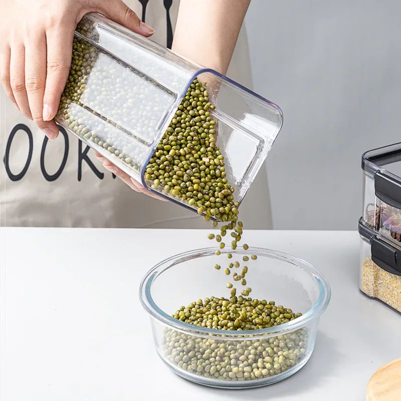 Stackable Airtight Kitchen Storage Jar Set 3