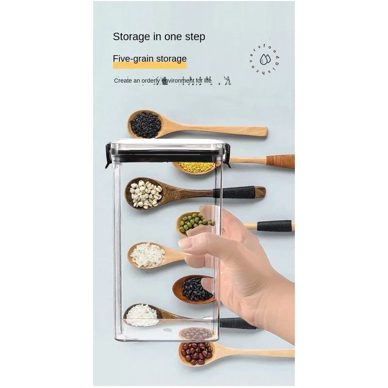 Stackable Airtight Kitchen Storage Jar Set 7