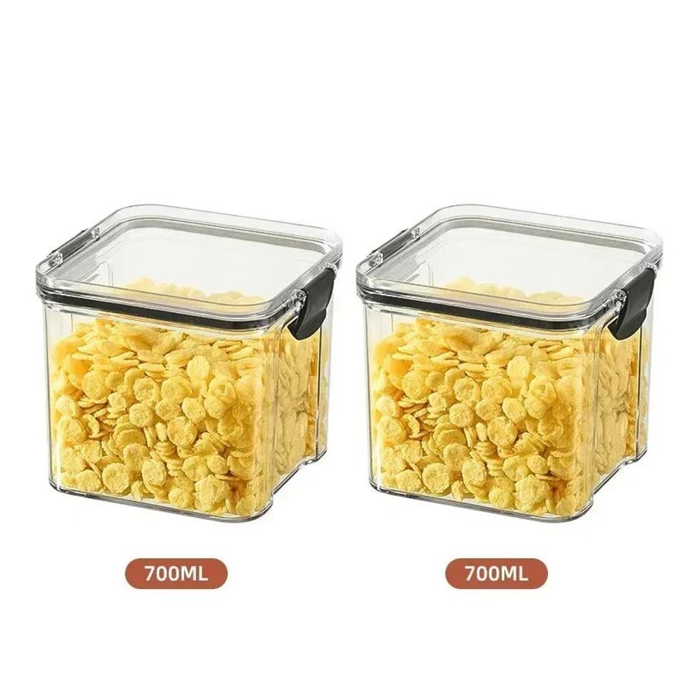Stackable Airtight Kitchen Storage Jar Set 16