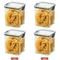 Stackable Airtight Kitchen Storage Jar Set 21