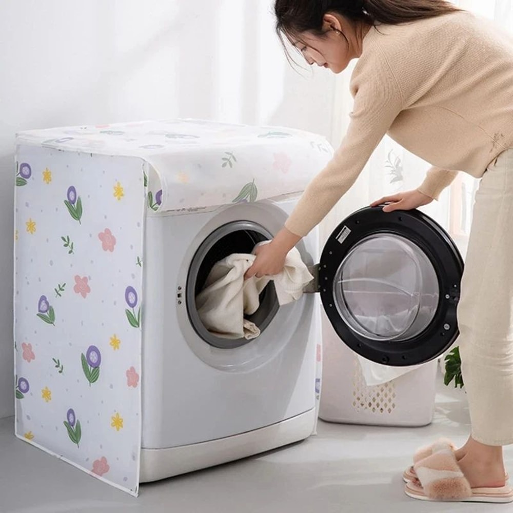 Waterproof Cartoon Washing Machine Dust Cover 1