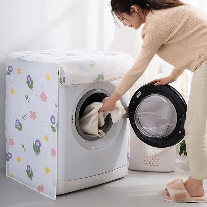 Waterproof Cartoon Washing Machine Dust Cover 1