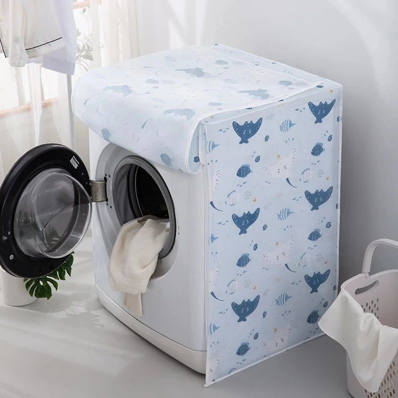 Waterproof Cartoon Washing Machine Dust Cover 4
