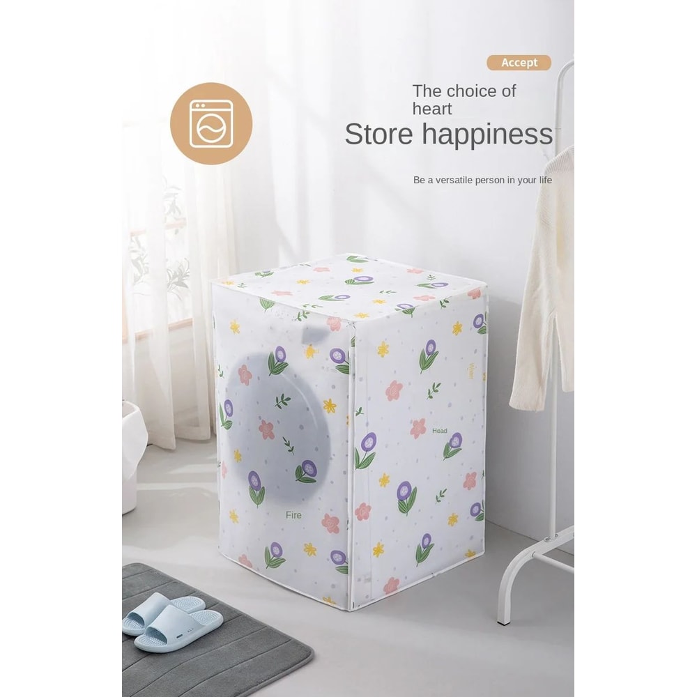 Waterproof Cartoon Washing Machine Dust Cover 7